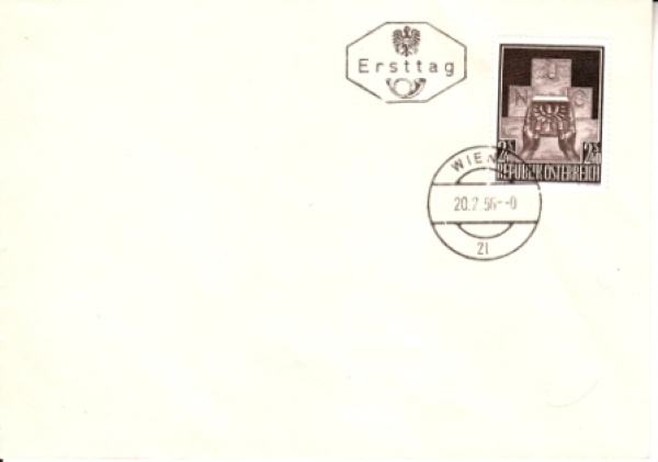 A FDC 1025 ● - 1956